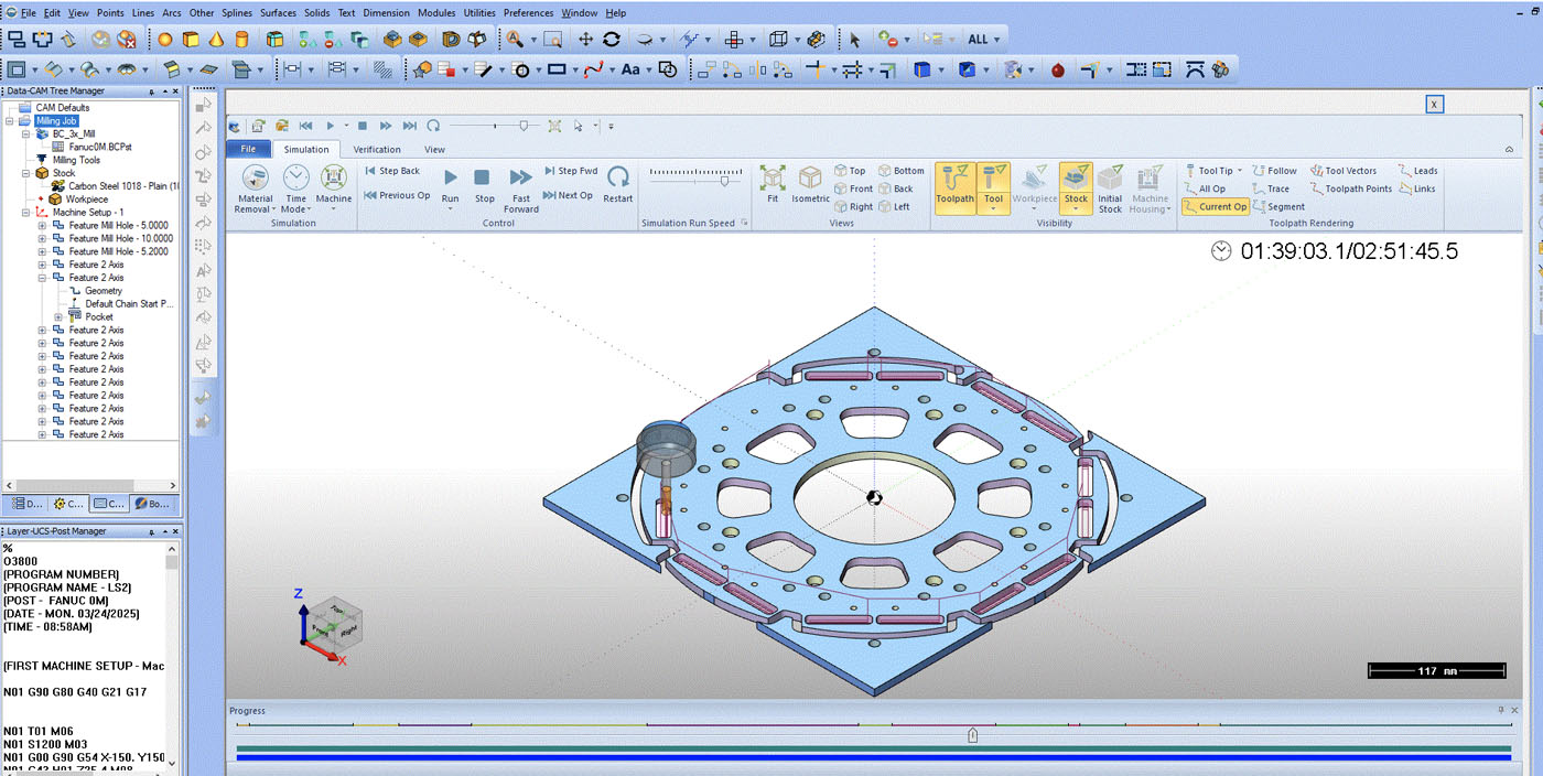 Etude 3D pour usinage FLH Loiret